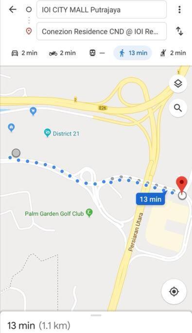 Conezion 3-Bedroom Condo @ Ioi City Mall Putrajaya 세르당 외부 사진